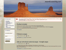 Tablet Screenshot of marek.susicky.net